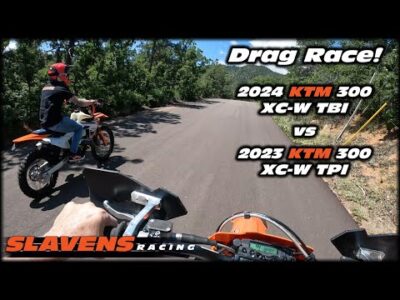 Drag Race 2024 Ktm 300 Xc W Tbi Vs 2023 Ktm 300 Xc W Tpi Slavens Racing