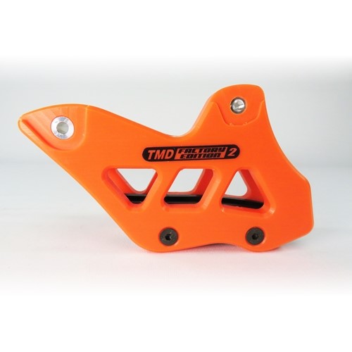 Orange Chain Guide & Slider For KTM 690 Enduro R, SMC R ABS – 6061-T6 Aluminum / Plastic – Rear