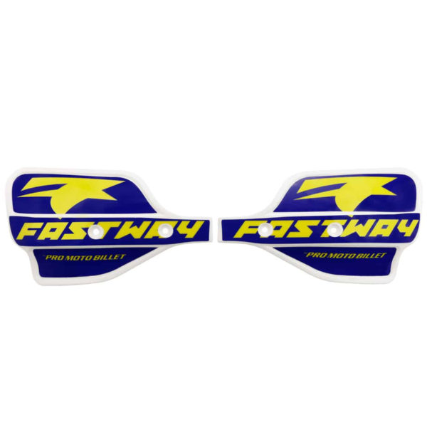 Fastway FIT Shields - White, Blue & Yellow