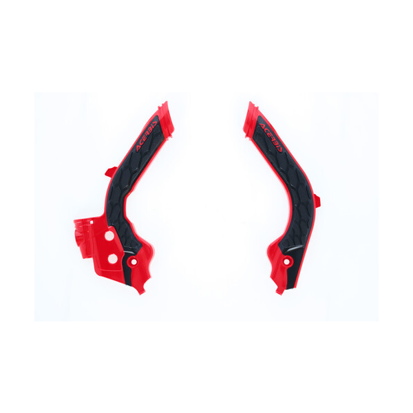 Acerbis Frame Guards For KTM 65 SX (2014-2018) & Husqvarna TC65 (2017-2018) - Black/Orange