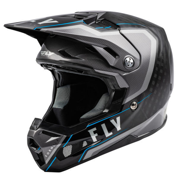 Formula Carbon Axon Helmet - Black, Grey, Blue