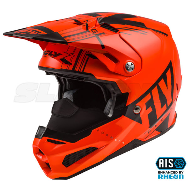 Formula Vector Cold Weather Helmet - Neon Orange, Black