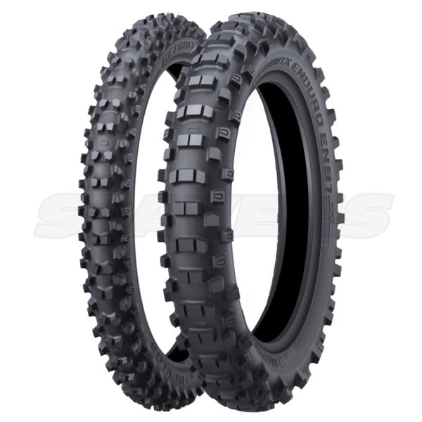Geomax Enduro EN91 Front and Rear Tires by Dunlop