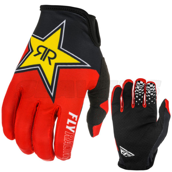 2020 Rockstar Lite Gloves - black, red, yellow