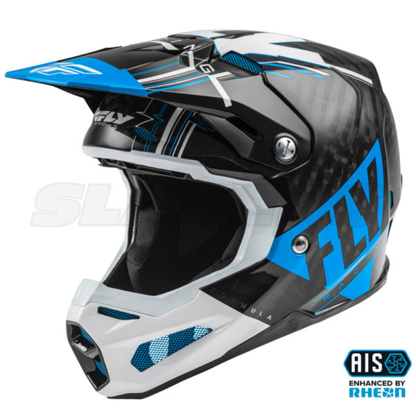 Formula Vector Helmet - Blue, White, Black