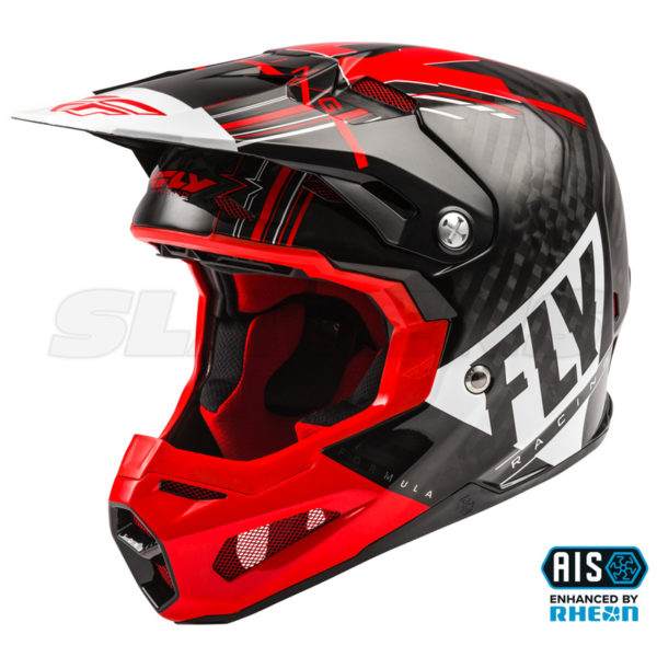 Formula Vector Helmet - Red, White, Black