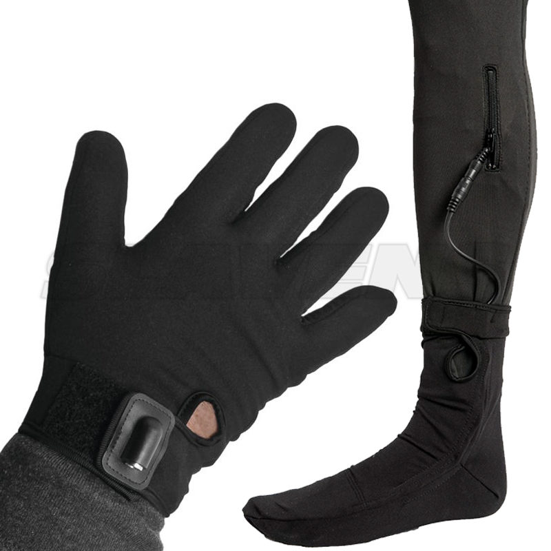Heated sock and glove liners