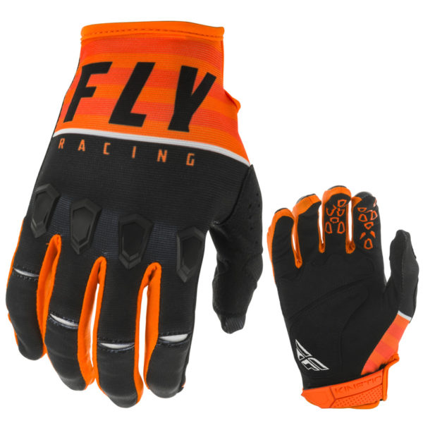 Kinetic Gloves - orange, black