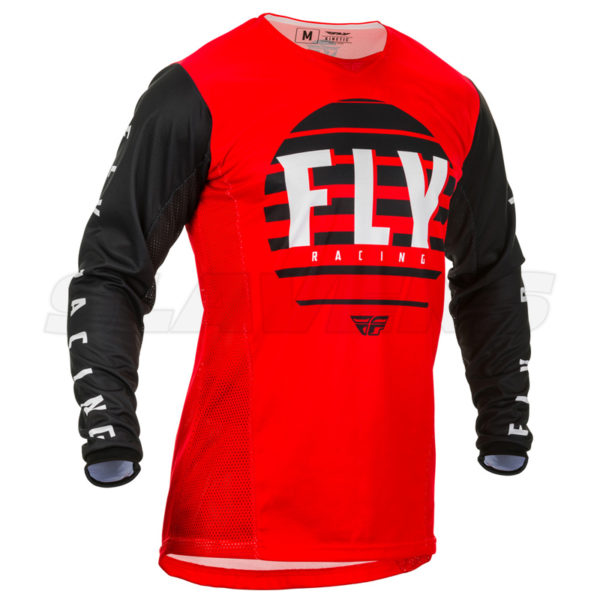 Kinetic Jersey - red, black, white
