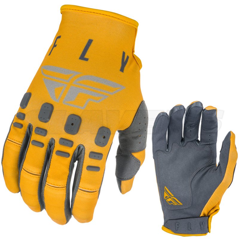 Kinetic K121 Gloves - mustard, stone, grey - Slavens Racing