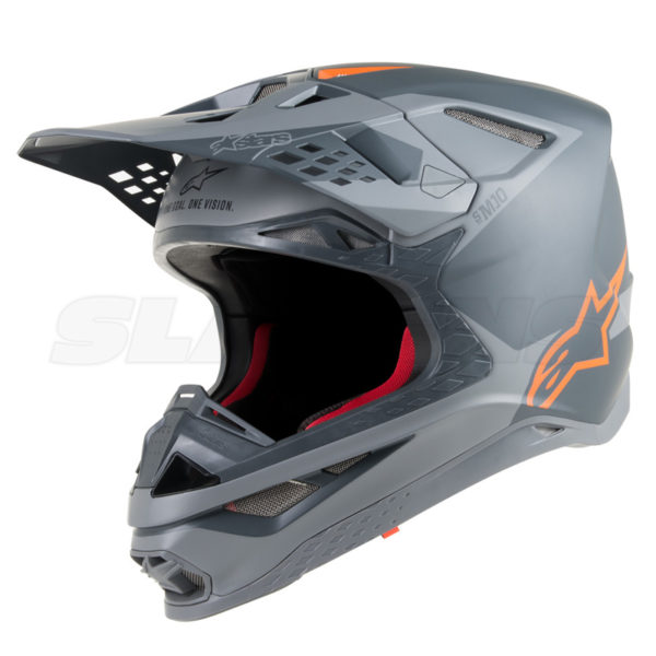 Super Tech S-M10 Helmet - anthracite, grey, orange