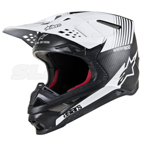 Super Tech S-M10 Helmet - black, white