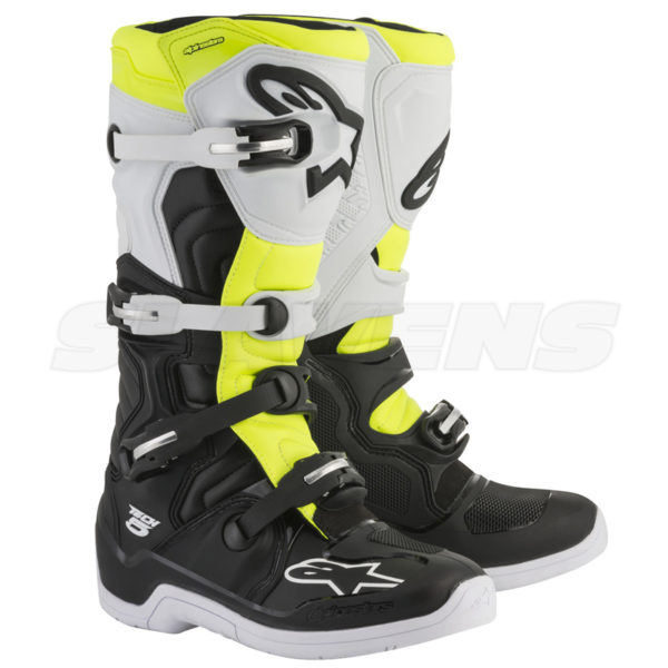 Tech 5 Boots - black, white, yellow