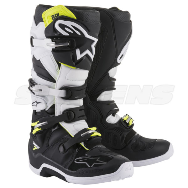 Tech 7 MX Boots - black, white