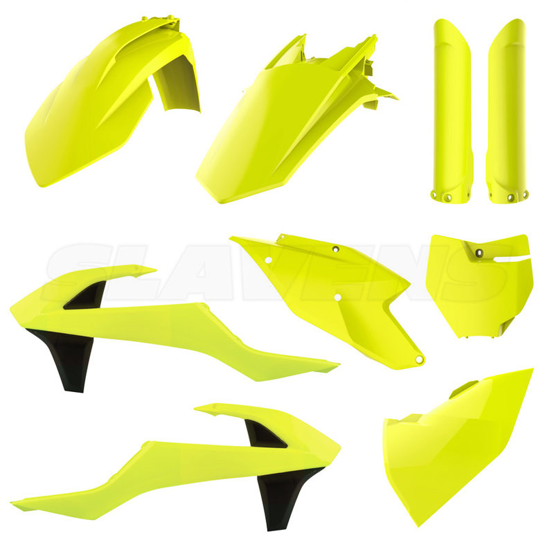 KTM Full Plastic Kit - Flo Yellow