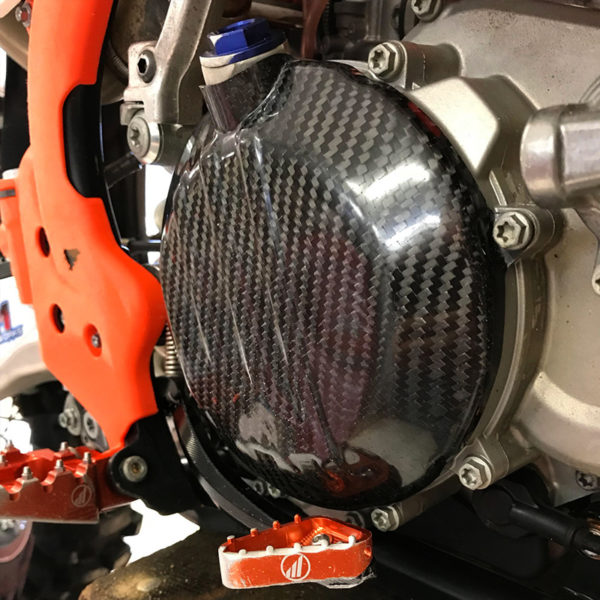 P3 Carbon Fiber Clutch Covers for KTM light weight protection