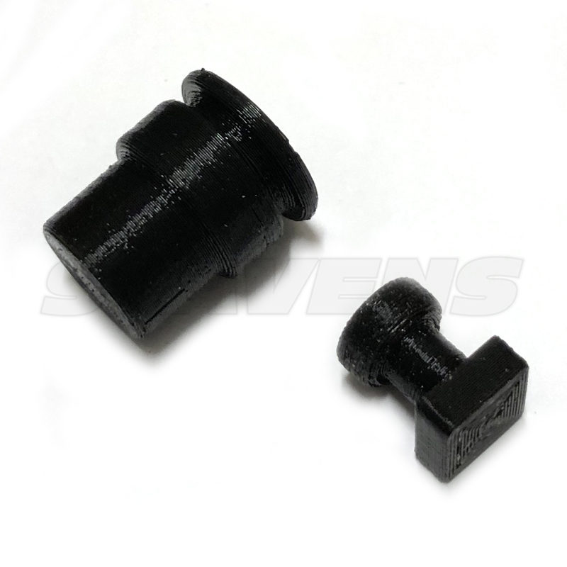 TPI Throttle push cable elimination kit plugs - black