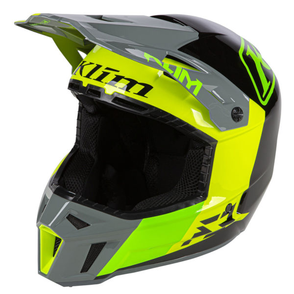Klim F3 Helmet DOT, ECE - Prizm Electrik Lemonade