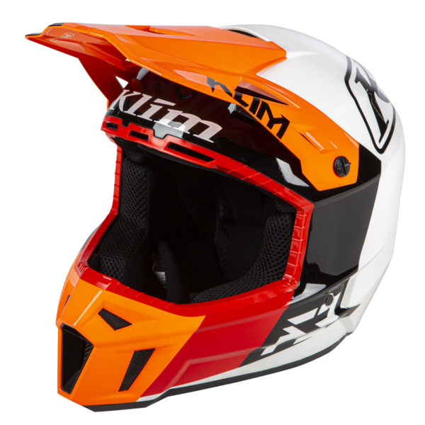 Klim F3 Helmet DOT, ECE - Prizm Orange Crush