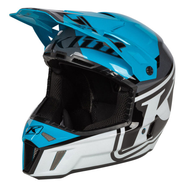Klim F3 Helmet ECE - Disarray Vivid Blue