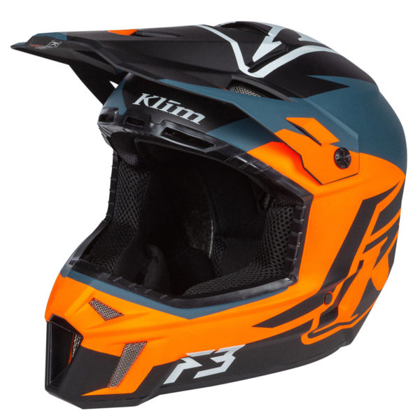 Klim F3 Helmet ECE - Tectonic Strike Orange