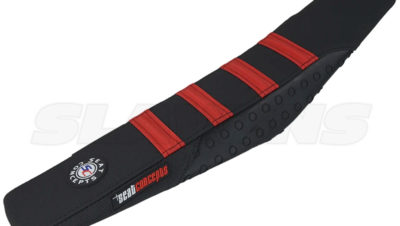 20 Beta RR, RS Super Grip Seat Standard - Black, Black, Red