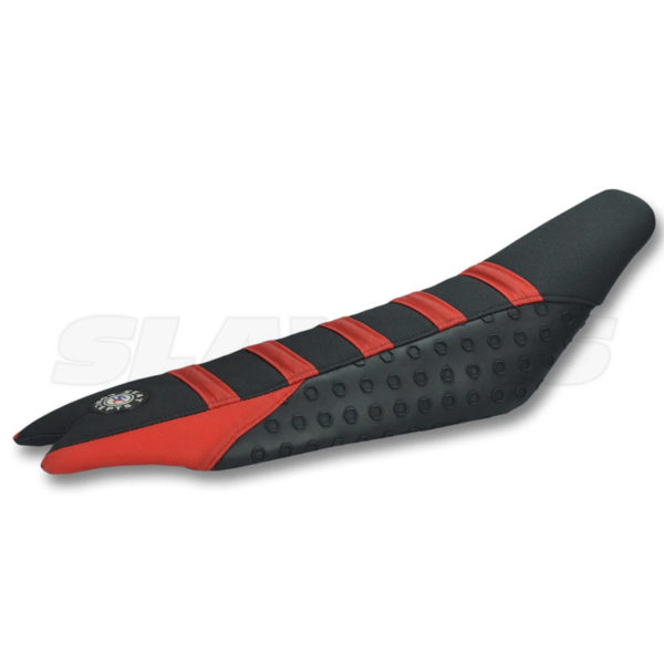 13-17 Beta Super Grip Seat Standard - Red, Black, Red