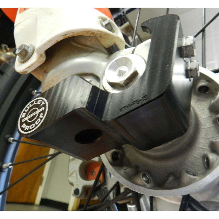 Bullet Proof Fork Lug Guard for KTM front end protection for your KTM