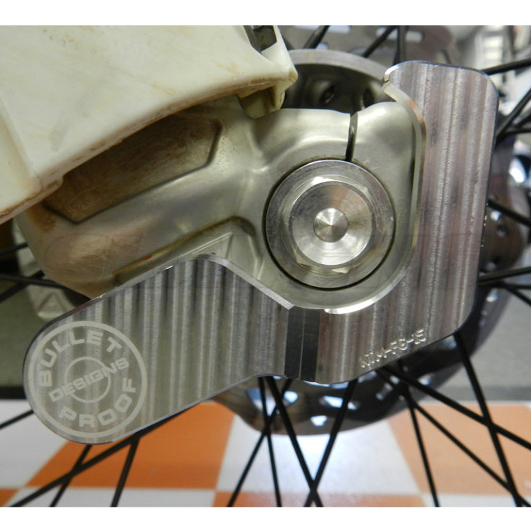 Bullet Proof Fork Lug Guard for KTM front end protection for your KTM