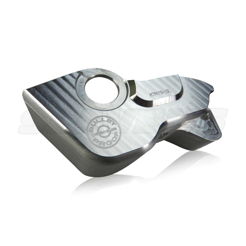 KTM Left Fork Lug Guard - silver - 22mm