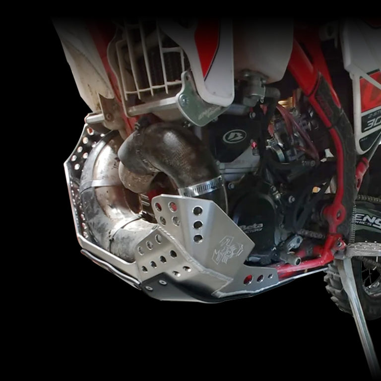Emperor Racing Pipe Guard Skid Plate for Beta 250/300 RR