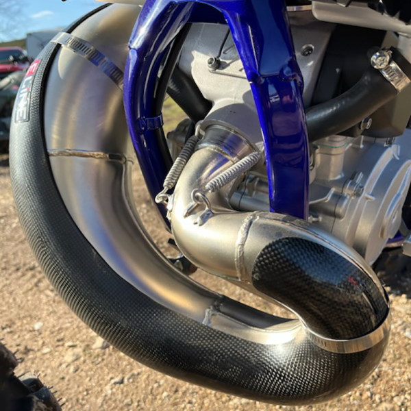 E Line Two-Stroke Carbon Pipe Guards for Sherco
