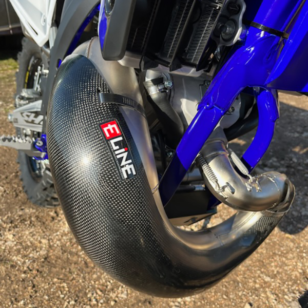 E Line Two-Stroke Carbon Pipe Guards for Sherco