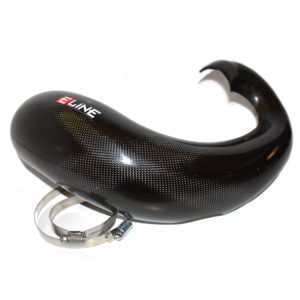 E Line Two-Stroke Carbon Pipe Guards for Beta