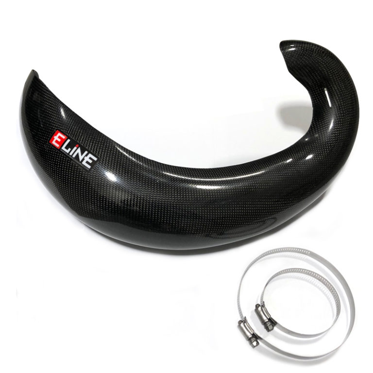 Two-Stroke Carbon Pipe Guards for Sherco by E Line - Slavens Racing