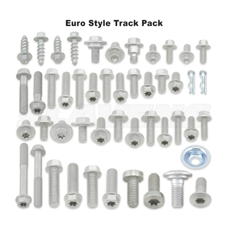 Track Pack KTM Euro Style Hardware Kit contents