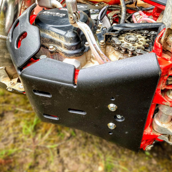 Beta 2020 300 RR Skid Plate on bike