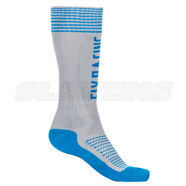 Fly MX Pro Sock Thick - Grey, Blue