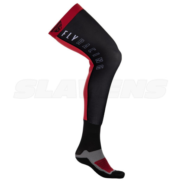 Fly Racing Brace Sock - Red, Black