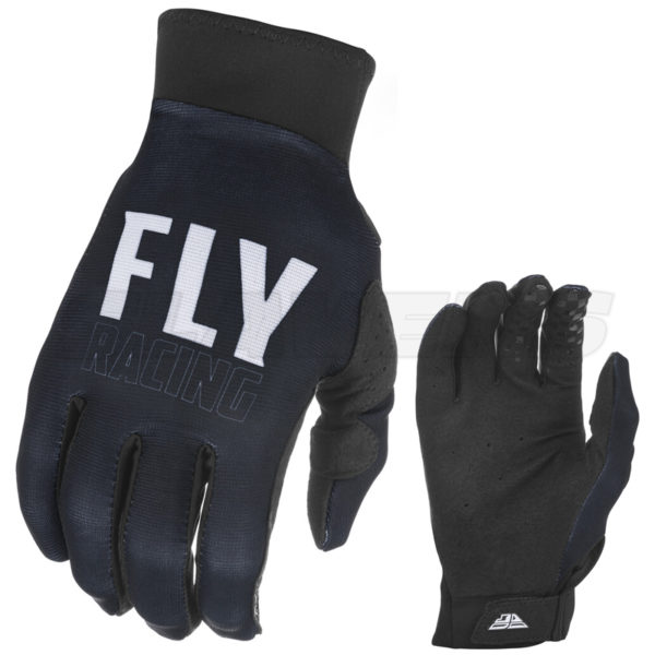 Fly Racing Pro Lite Gloves - Black, White