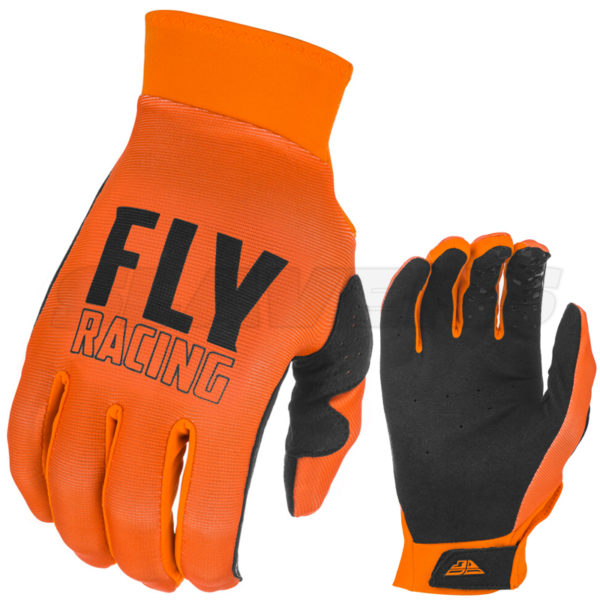 Fly Racing Pro Lite Gloves - Orange, Black