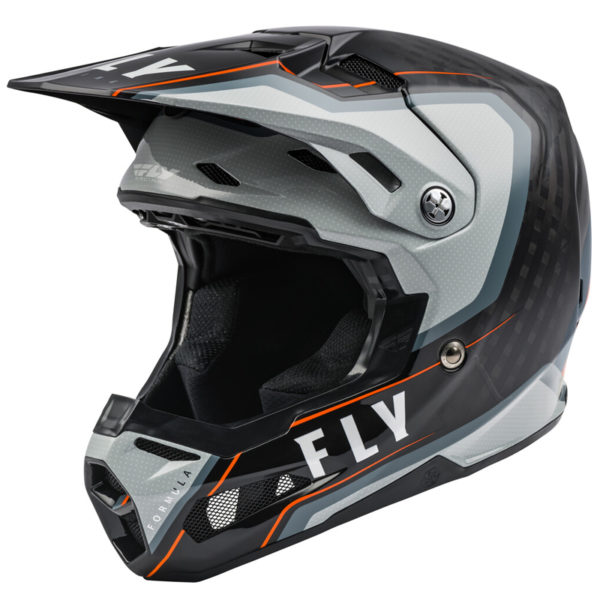 Formula Carbon Axon Helmet - Black, Gray, Orange