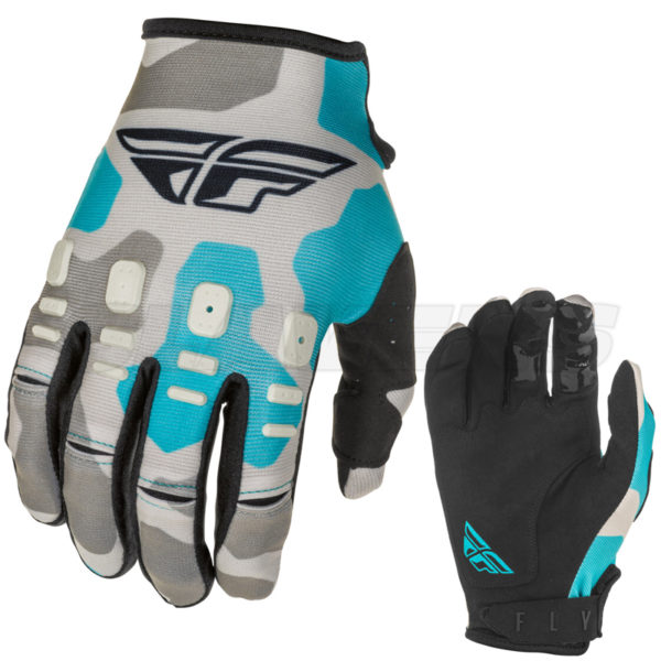 Kinetic K221 Gloves - gray, blue