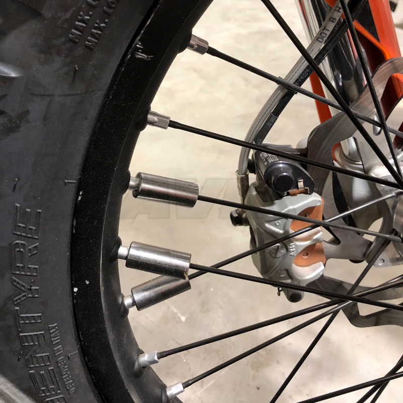 H2RACING 12 Pack Motorcycle Reusable Brass Wheel Spoke Balance Weights 