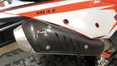 E Line Carbon Muffler Guard for KTM/HQV/GG