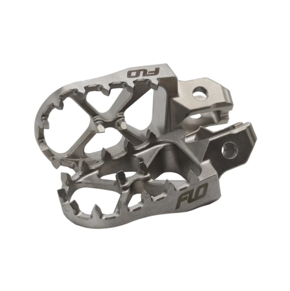 Flo Motorsports Stainless Foot Pegs 