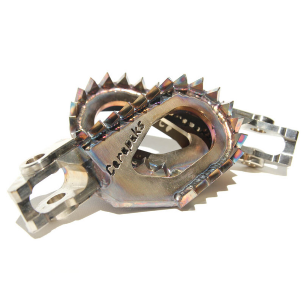 Carapaks Stainless Steel Foot Pegs