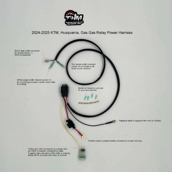 True North Moto Relayed Power Harness