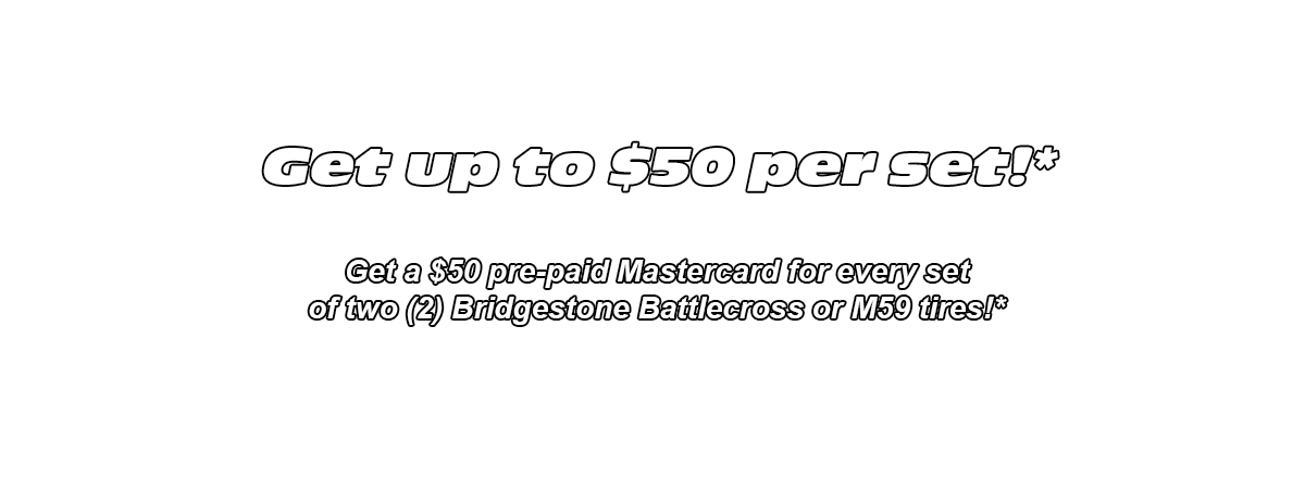 Bridgestone Rebate