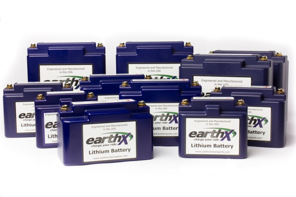 EarthX LithiumIon Batteries Lightweight, maintenance free